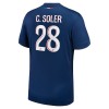 Camiseta de fútbol Paris Saint-Germain Carlos Soler 28 Primera Equipación 2024-25 - Hombre